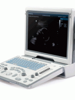 An ultrasound display